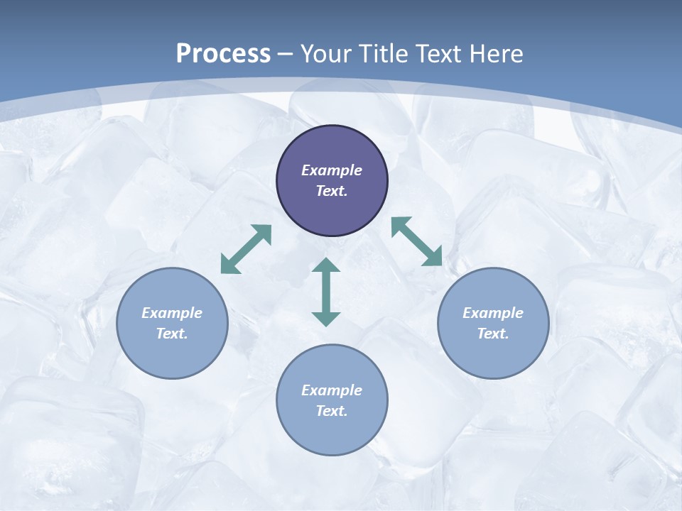 Cubes Ice Summer PowerPoint Template