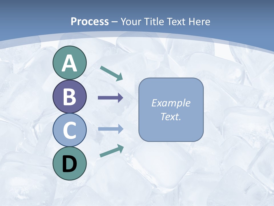 Cubes Ice Summer PowerPoint Template