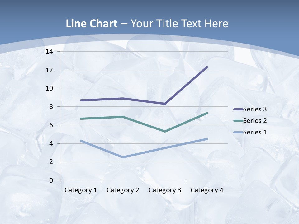 Cubes Ice Summer PowerPoint Template