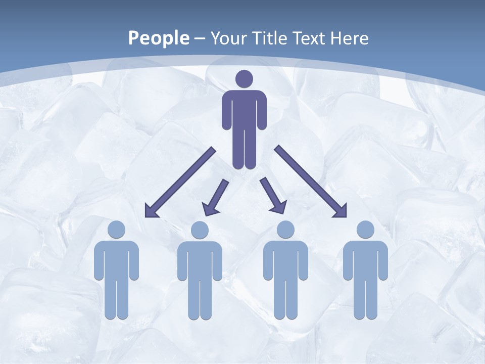 Cubes Ice Summer PowerPoint Template