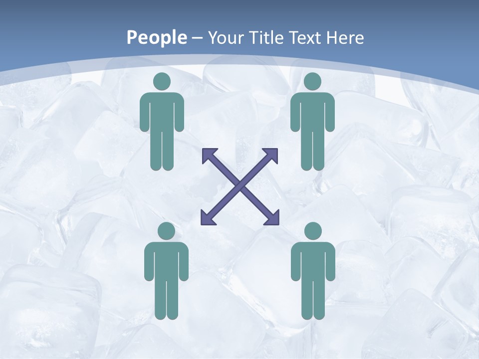 Cubes Ice Summer PowerPoint Template