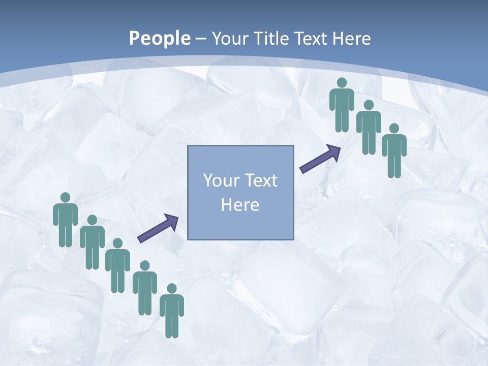 Cubes Ice Summer PowerPoint Template