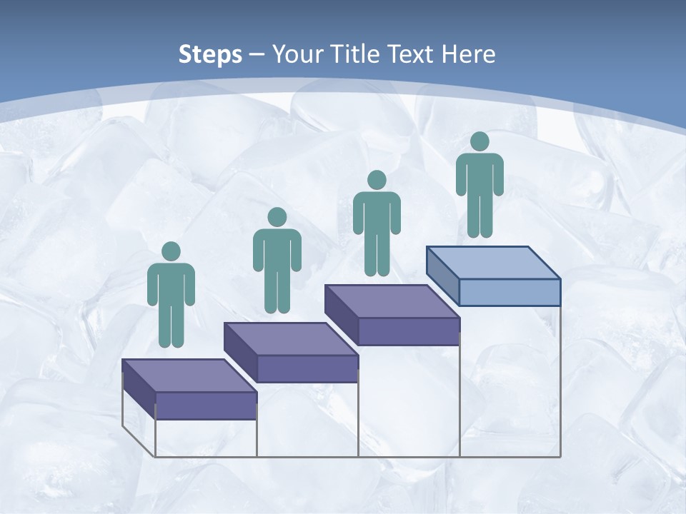 Cubes Ice Summer PowerPoint Template