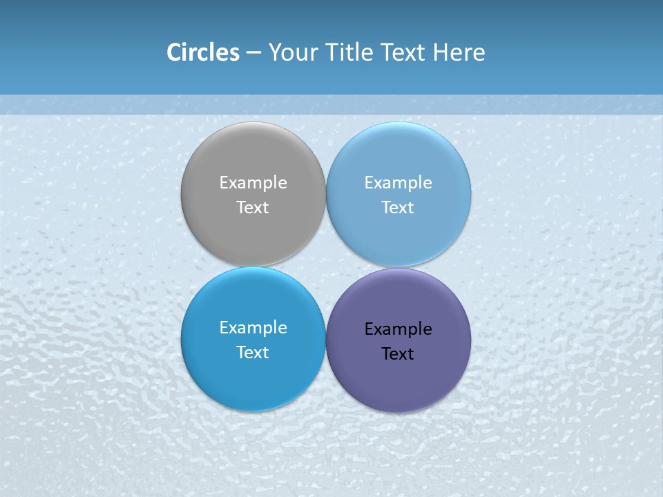 Kunstoff Eis Struktur PowerPoint Template