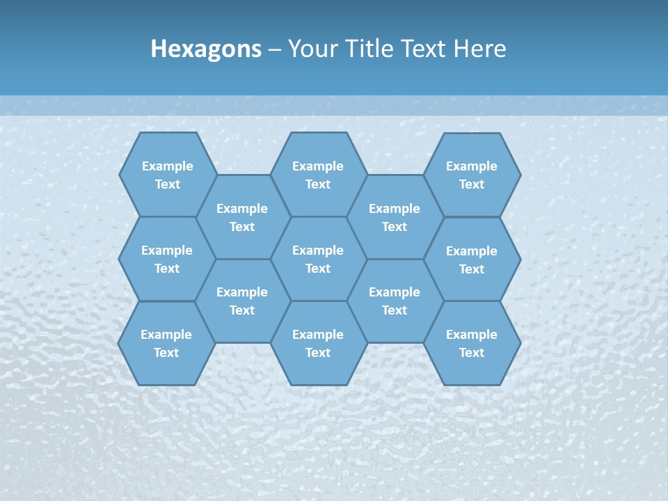 Kunstoff Eis Struktur PowerPoint Template