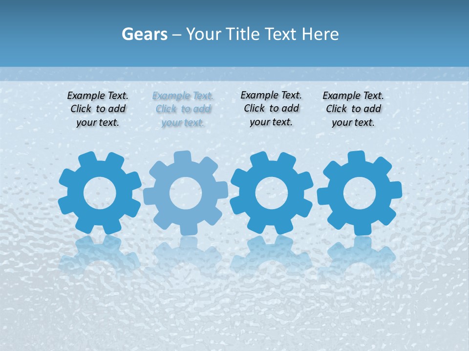 Kunstoff Eis Struktur PowerPoint Template