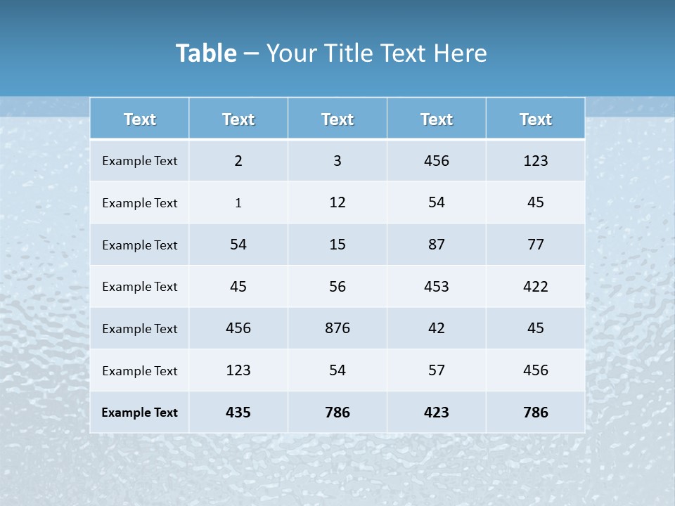 Kunstoff Eis Struktur PowerPoint Template