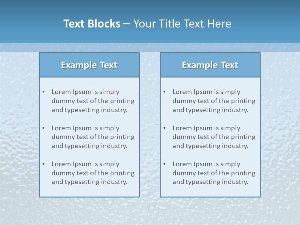 Kunstoff Eis Struktur PowerPoint Template