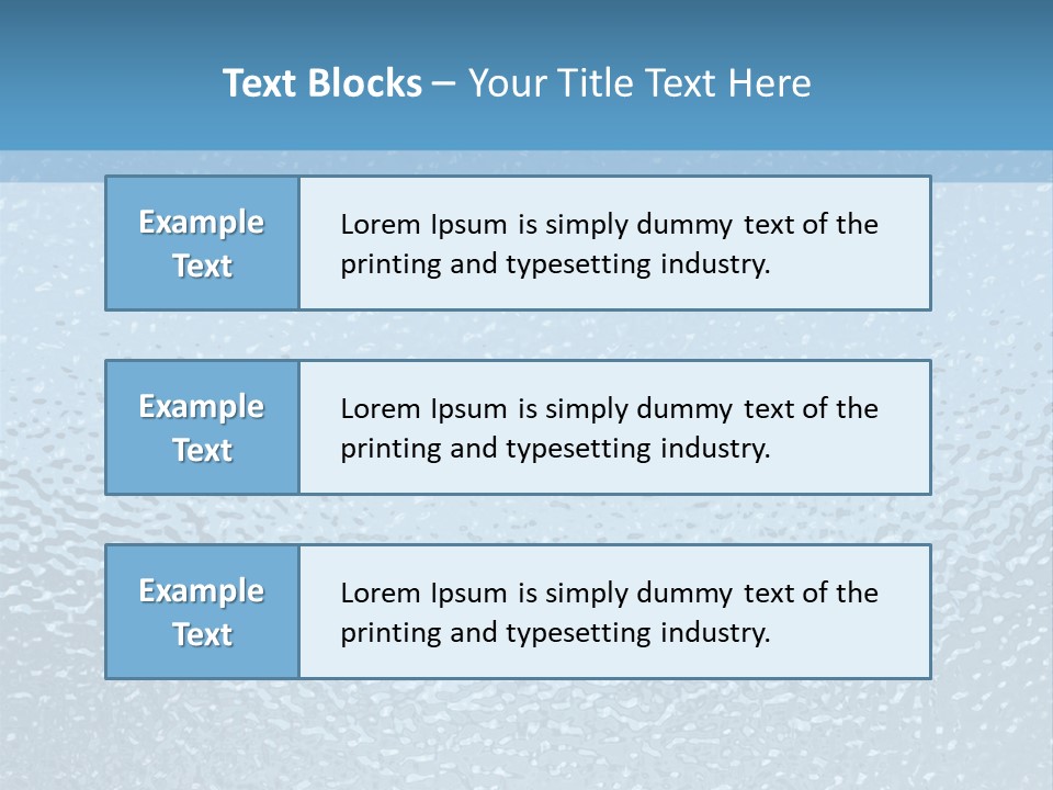 Kunstoff Eis Struktur PowerPoint Template