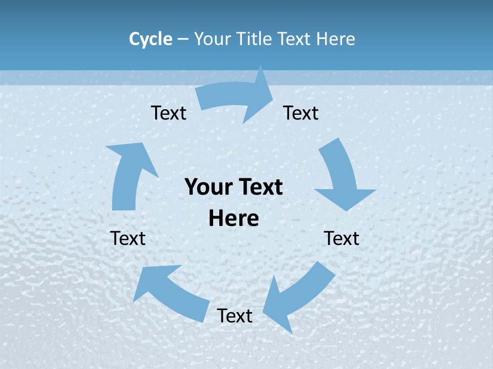Kunstoff Eis Struktur PowerPoint Template