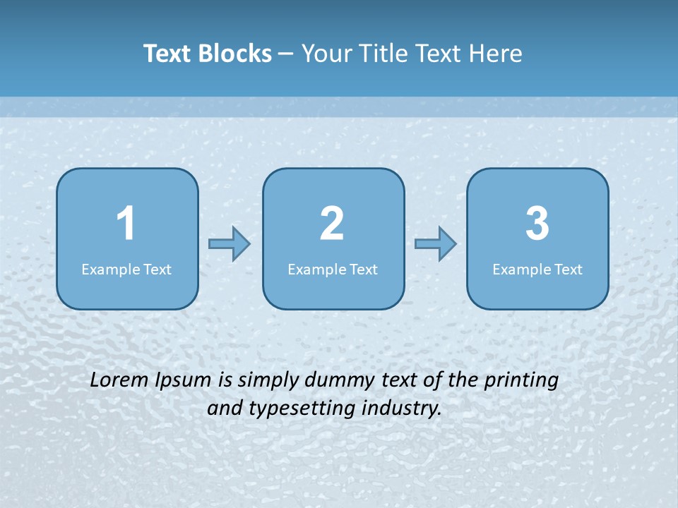 Kunstoff Eis Struktur PowerPoint Template