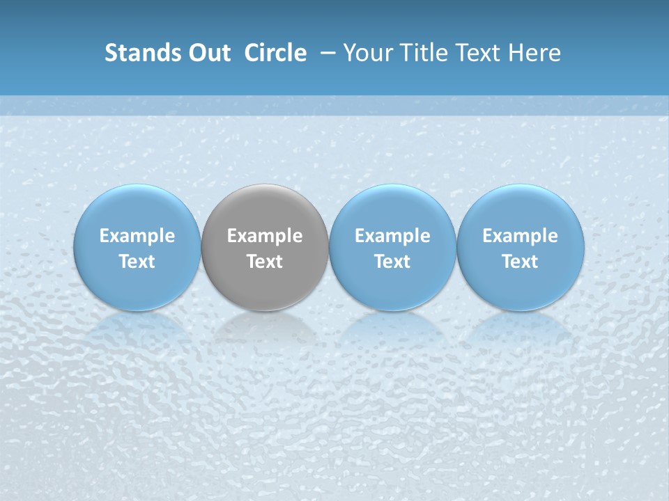 Kunstoff Eis Struktur PowerPoint Template