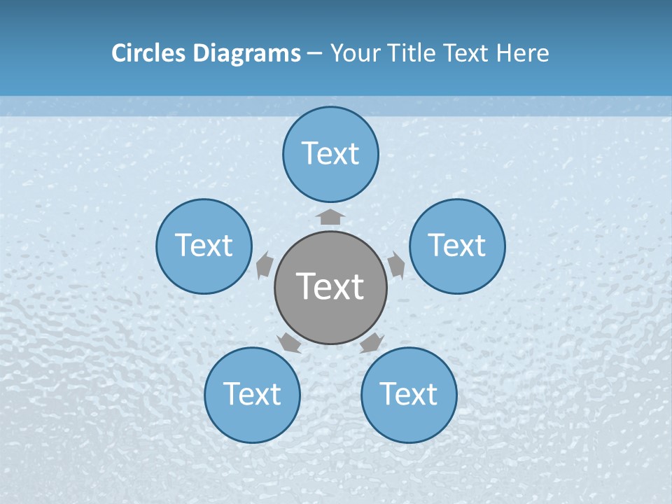 Kunstoff Eis Struktur PowerPoint Template