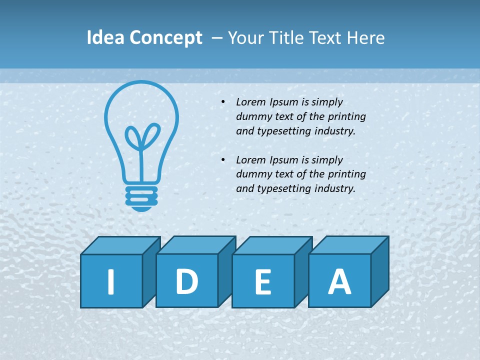 Kunstoff Eis Struktur PowerPoint Template