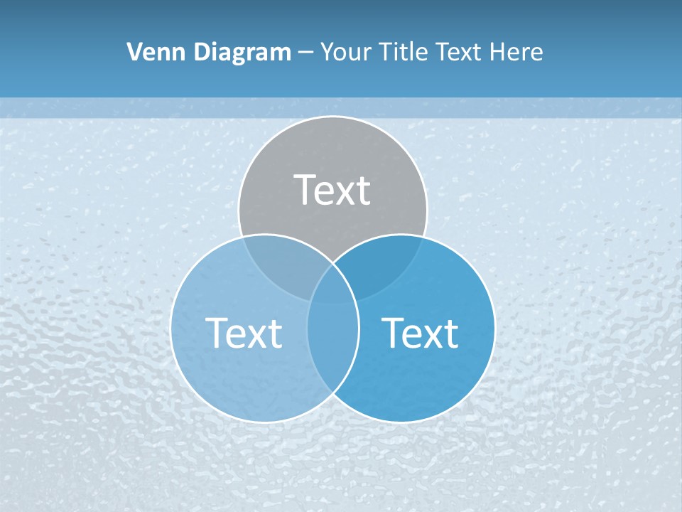 Kunstoff Eis Struktur PowerPoint Template