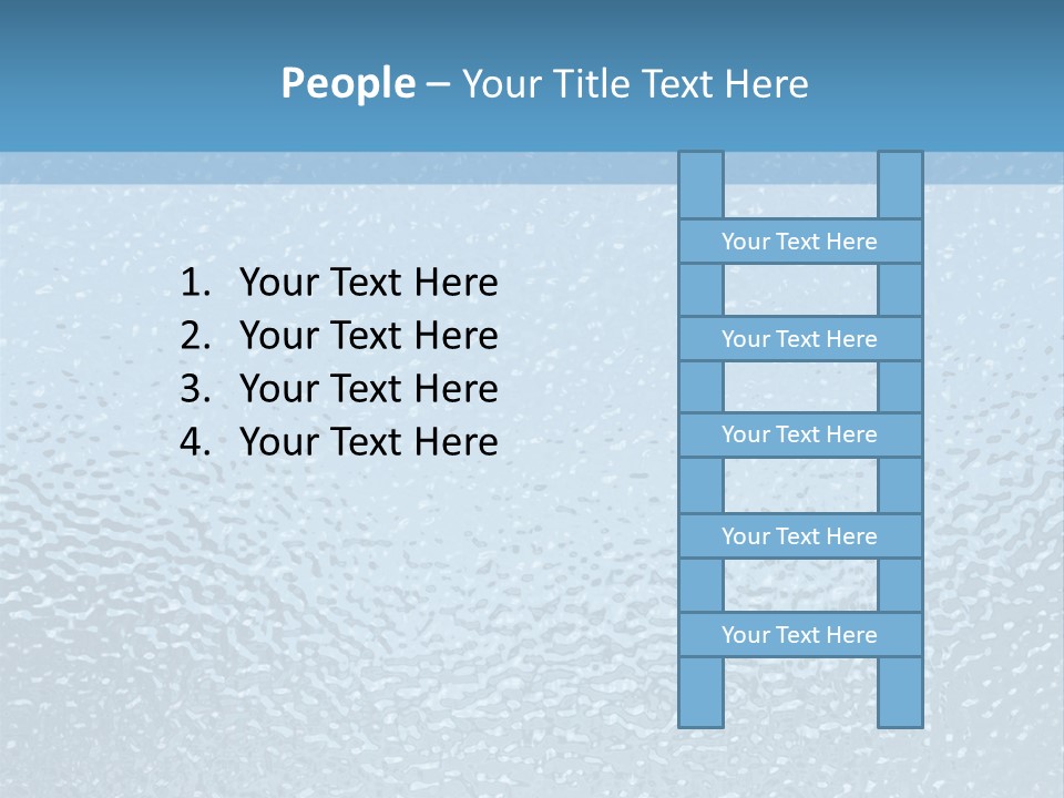 Kunstoff Eis Struktur PowerPoint Template