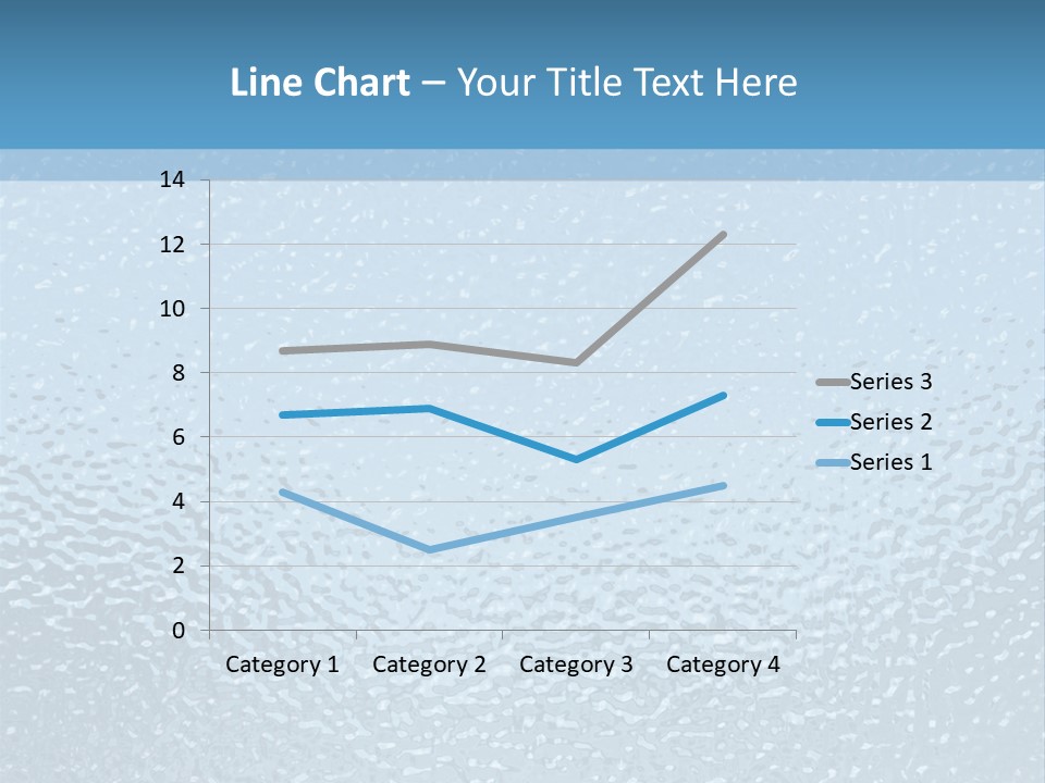 Kunstoff Eis Struktur PowerPoint Template