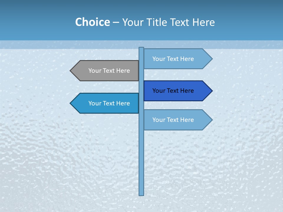 Kunstoff Eis Struktur PowerPoint Template