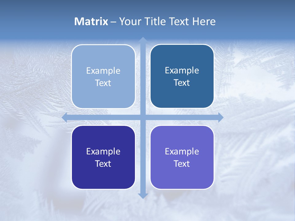 New Year Icy Year PowerPoint Template