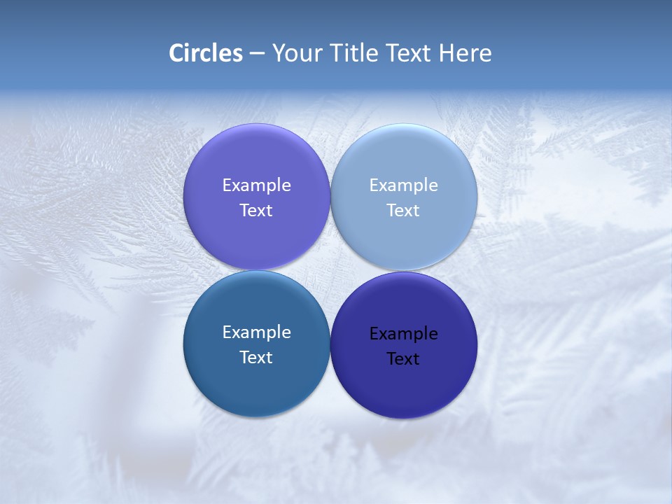 New Year Icy Year PowerPoint Template
