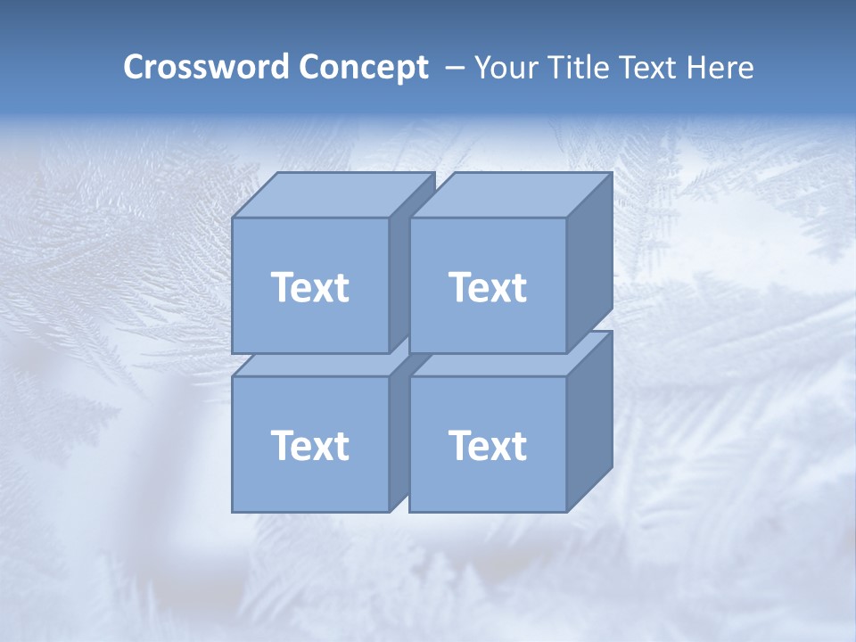 New Year Icy Year PowerPoint Template