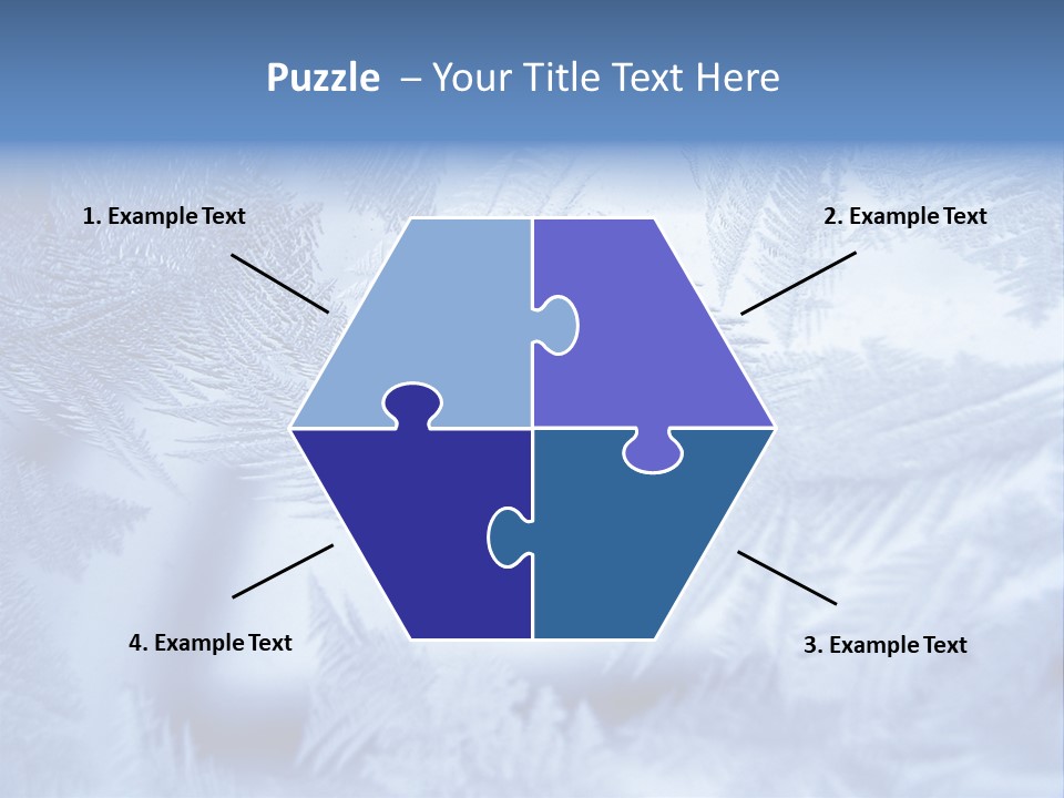 New Year Icy Year PowerPoint Template