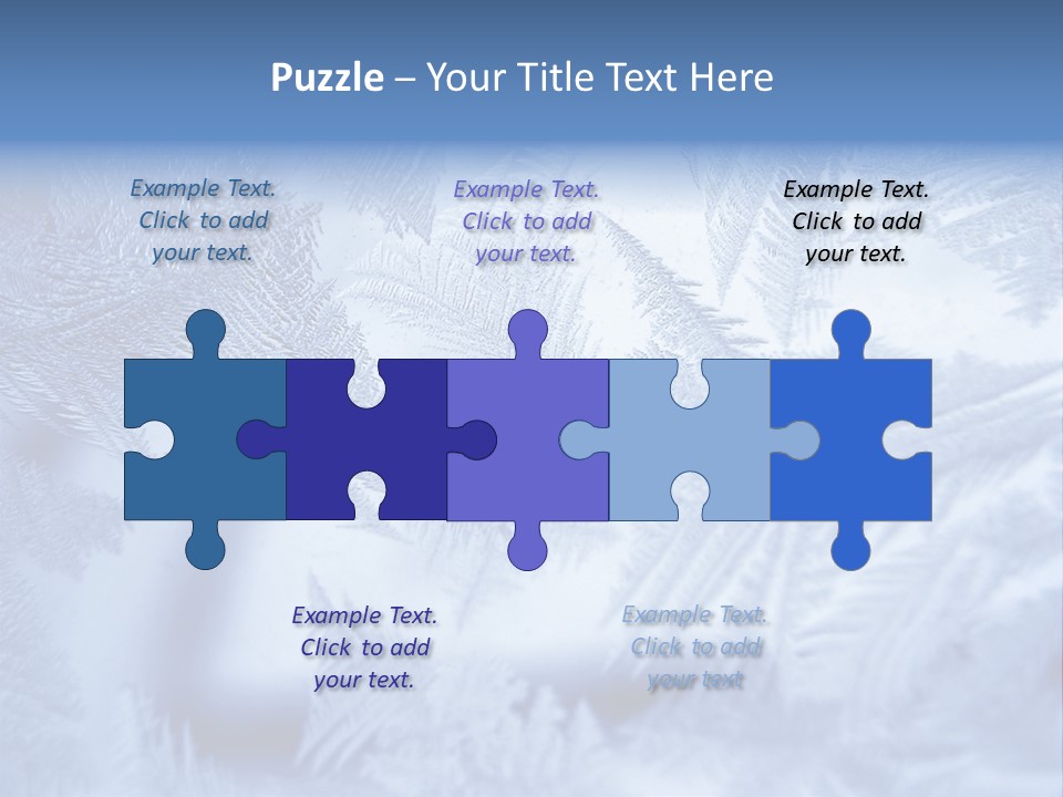 New Year Icy Year PowerPoint Template