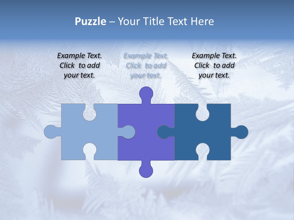 New Year Icy Year PowerPoint Template