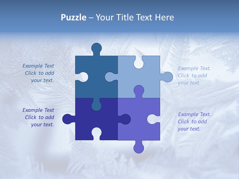 New Year Icy Year PowerPoint Template