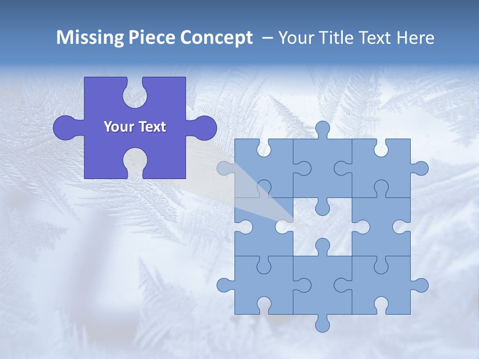 New Year Icy Year PowerPoint Template