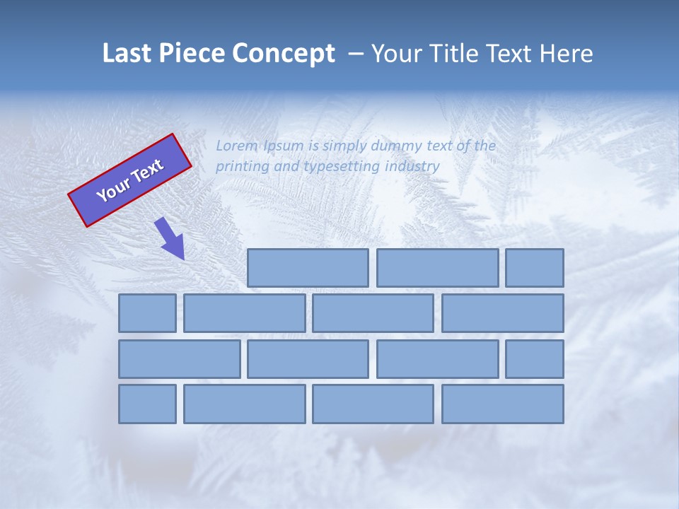New Year Icy Year PowerPoint Template