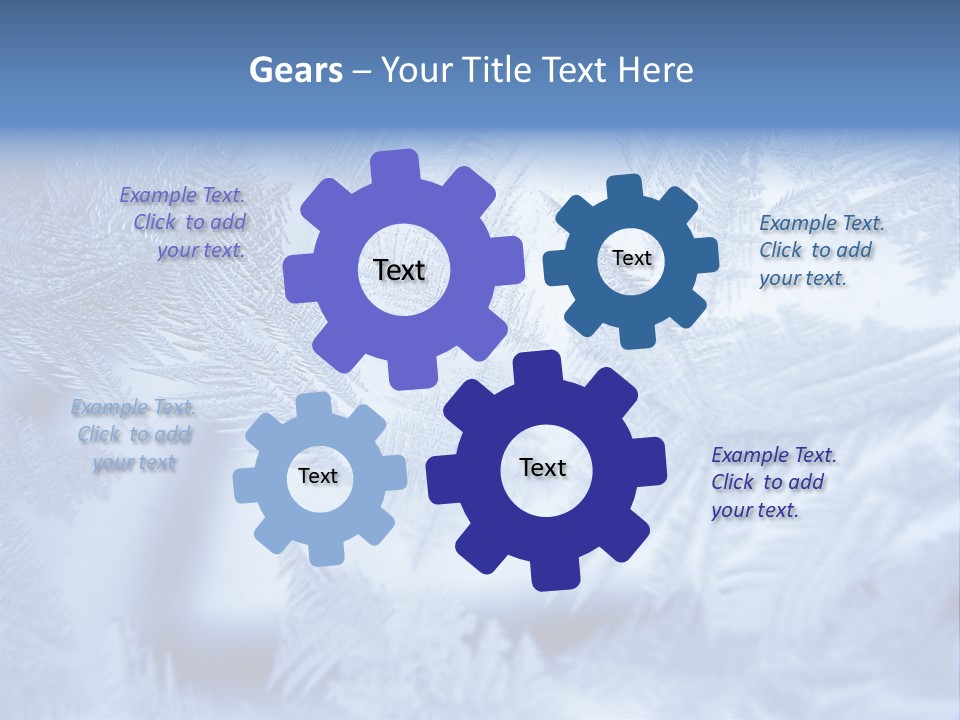 New Year Icy Year PowerPoint Template