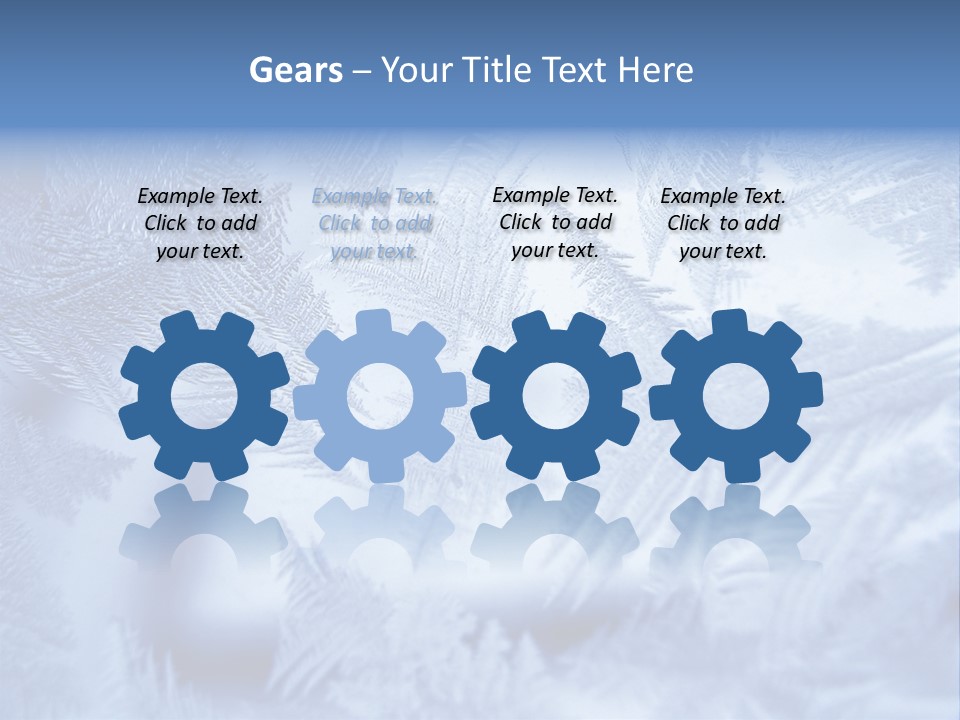 New Year Icy Year PowerPoint Template