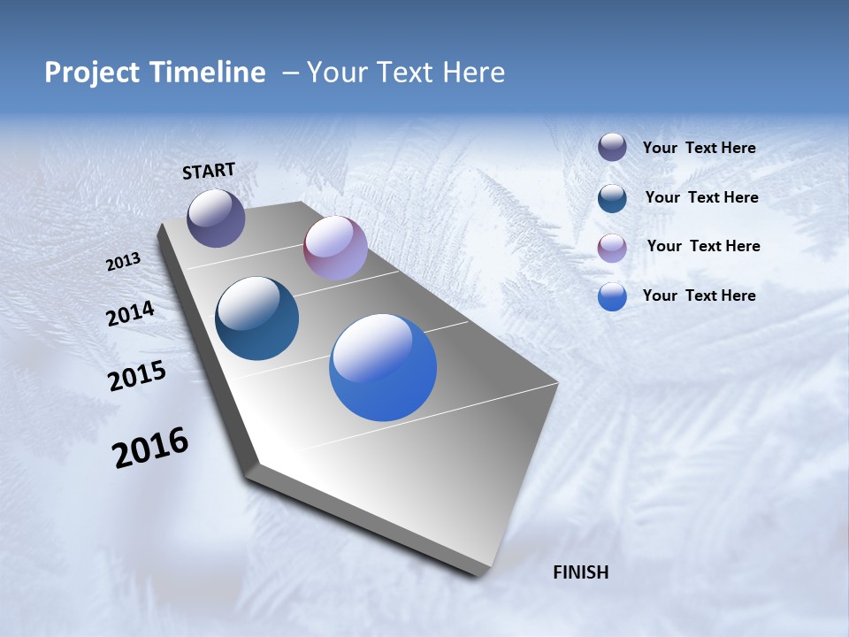 New Year Icy Year PowerPoint Template