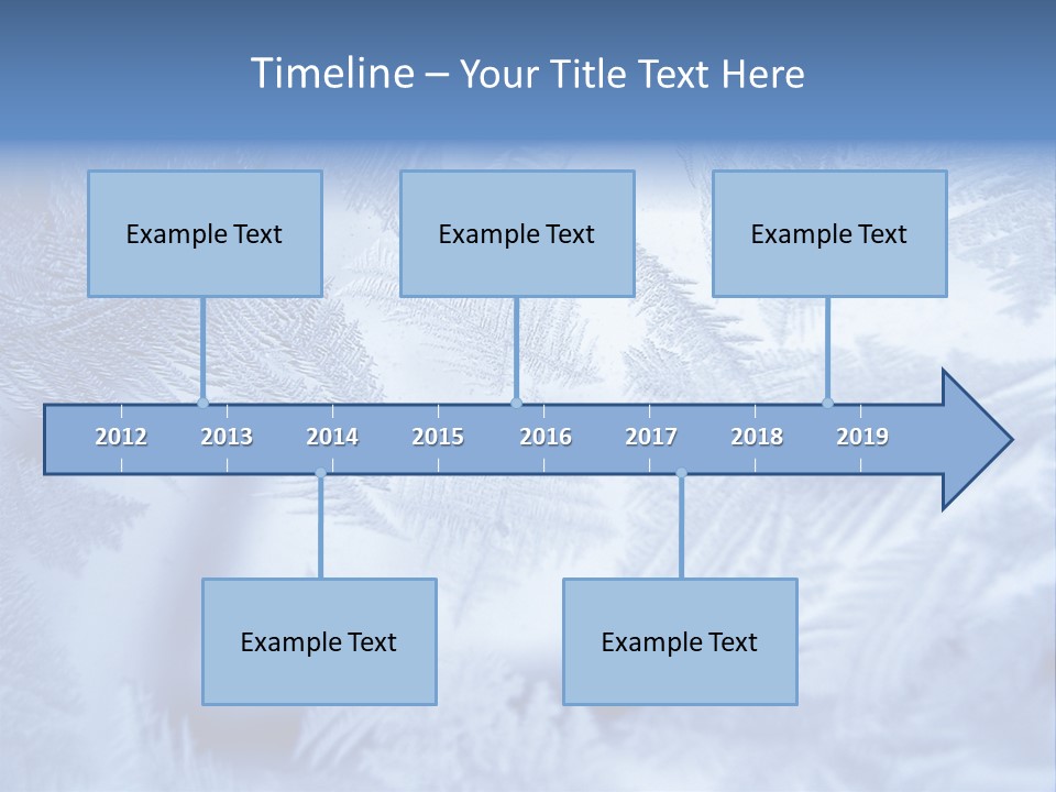 New Year Icy Year PowerPoint Template