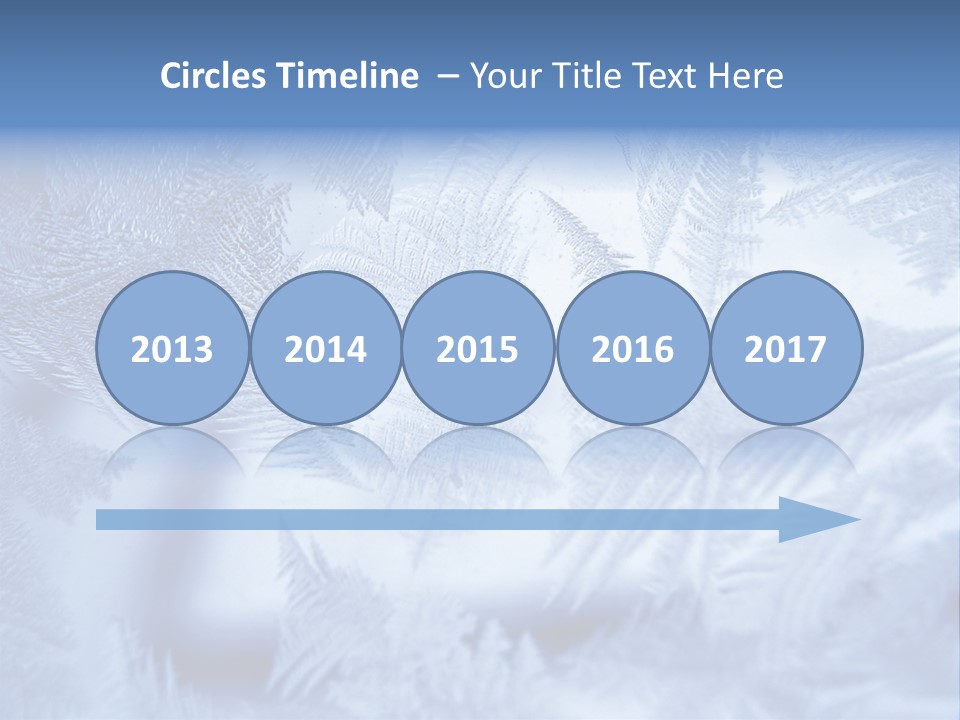New Year Icy Year PowerPoint Template