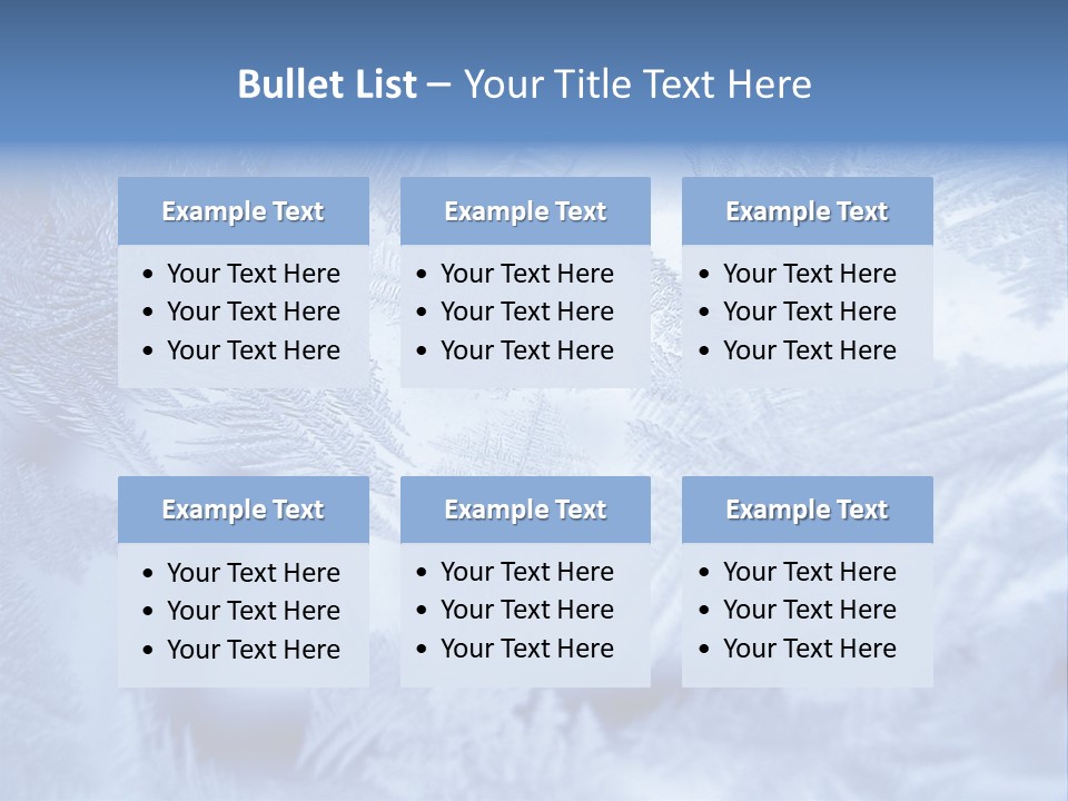 New Year Icy Year PowerPoint Template