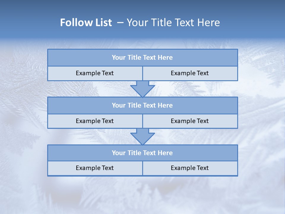 New Year Icy Year PowerPoint Template