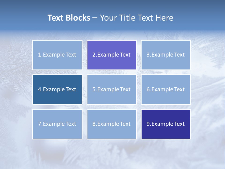 New Year Icy Year PowerPoint Template