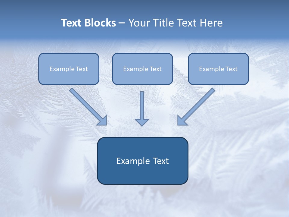 New Year Icy Year PowerPoint Template