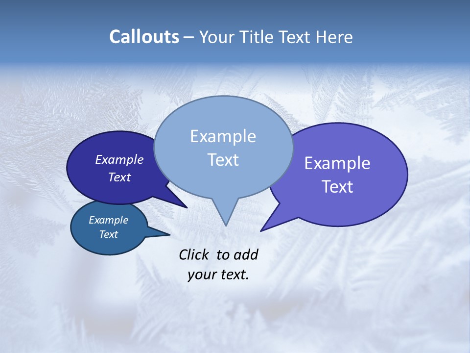 New Year Icy Year PowerPoint Template