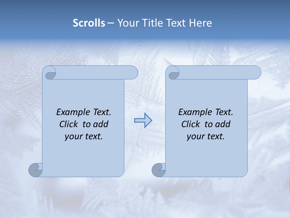 New Year Icy Year PowerPoint Template