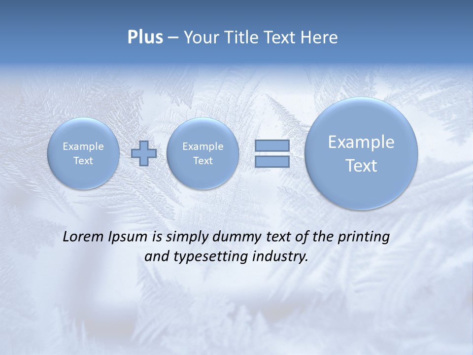 New Year Icy Year PowerPoint Template