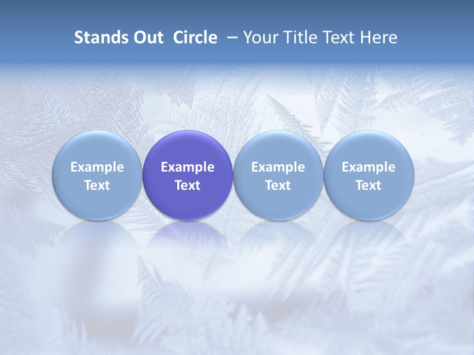 New Year Icy Year PowerPoint Template