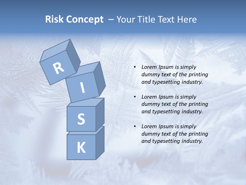 New Year Icy Year PowerPoint Template