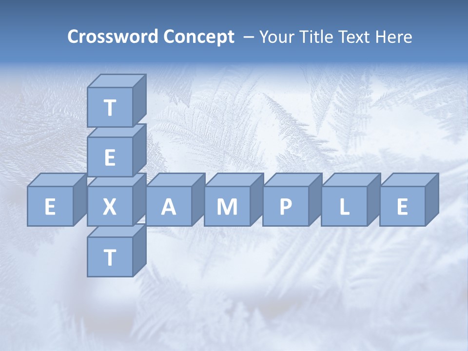 New Year Icy Year PowerPoint Template