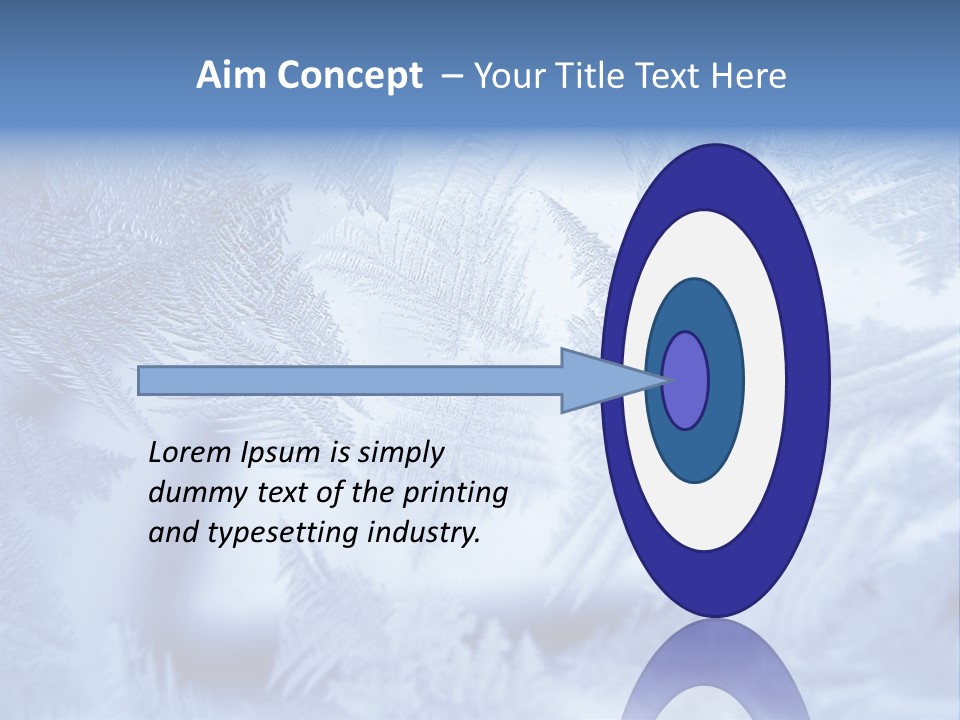 New Year Icy Year PowerPoint Template