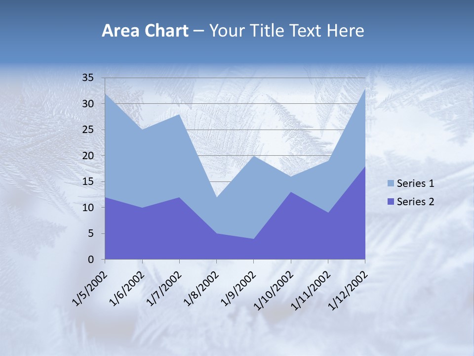 New Year Icy Year PowerPoint Template
