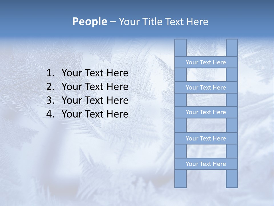 New Year Icy Year PowerPoint Template