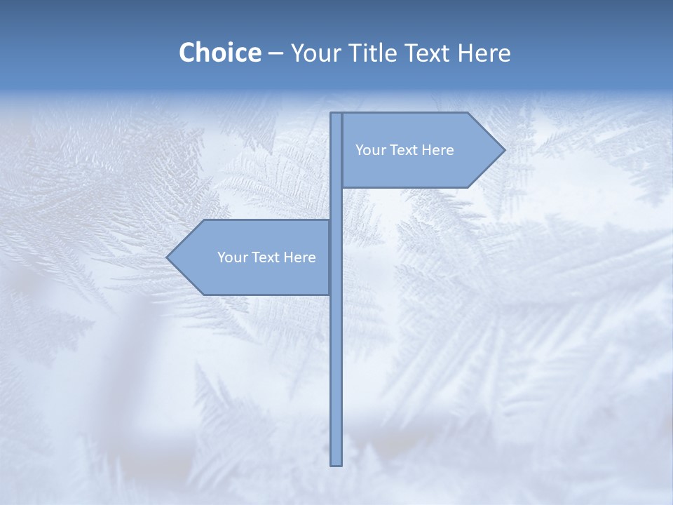 New Year Icy Year PowerPoint Template